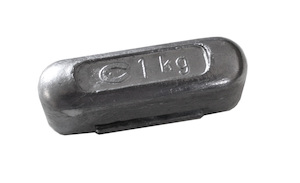 Weights & Weight Systems: 1kg Bullet Lead Weight