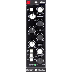 500 Series: Harrison Audio MR3EQ 500 Series 3-band Parametric EQ with HP Filters