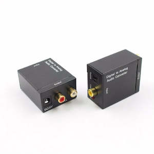 Av Devices Cables: Digital Optical Toslink Coaxial to Analog Audio Converter (DAC)