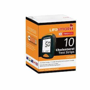 Products: *NEW FOR 2024- LifeSmart Cholesterol Test Strips 10 Pack