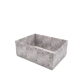Woven Design Hamper Box Small 25Lx19Wx9.6Hcm Pk/10 - Grey Oceans Floral