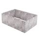 Woven Design Hamper Box Large 45Lx31Wx15.6Hcm Pk/10 - Grey Oceans Floral