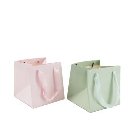 Flower Carrier Bag w/Handles 15Sqx15Hcm Pk/10 Oceans Floral