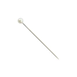 Round Pearl Corsage Pin 40mm Pk/144 - White (6225) Oceans Floral