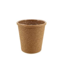 Seagrass Look Pot Cover 14TWx9.5BWx14Hcm - Natural Oceans Floral