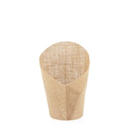 Products: Jute 12cm Pot Cover 12.5TWx9.5BWx11.5Hcm Pk/10 - Natural Oceans Floral