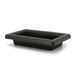 Products: Plastic Rectangular Arrangement Tray 25Lx18.5Wx5Hcm - Black Oceans Floral