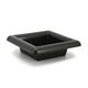 Plastic Square Arrangement Tray 12.5Sqx3.75Hcm - Black Oceans Floral