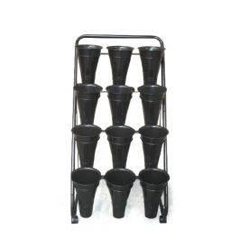Products: Flower Stand 12 Vases 64Lx59Wx134Hcm - Black Oceans Floral