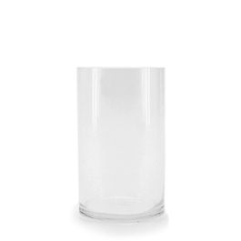 Glass Cylinder Vase 12Diax20Hcm - Clear Oceans Floral