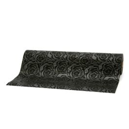 Non Woven Embossed Rose Roll 50cmx20m Oceans Floral
