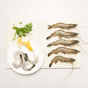 Frozen Black Tiger Prawns (Raw) 16/20