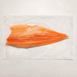 Salmon Nz: Frozen Mt Cook Alpine Salmon Fillet (Skin On, Bone Out) Layered