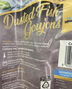 Fish Nz: Frozen Dusted Fish (Pollock) Goujons