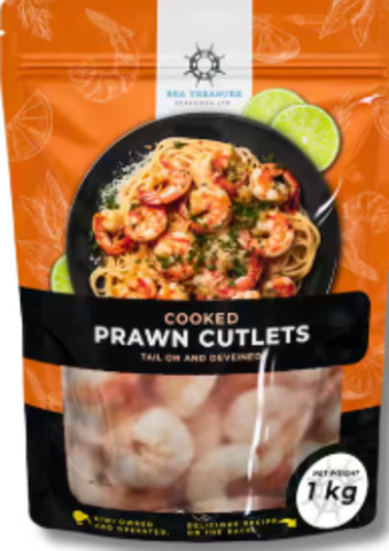 Frozen Cooked Prawn Cutlets 21/25