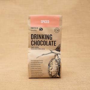Drinking Chocolate: 200g Spiced drinking chocolate - 50% PNG