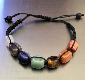 Bracelets Beads: Bracelets 7 chakras crystals