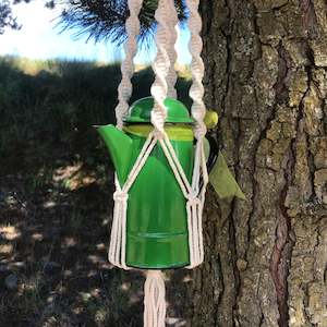 Plant hanger single cream