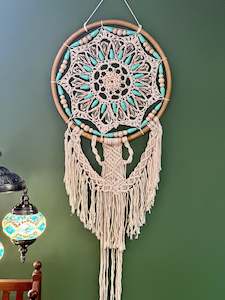 Dream Catcher Featured: Wall hanging macrame, the power of water 45cm