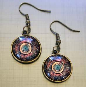 Earrings: Earrings boho mandala