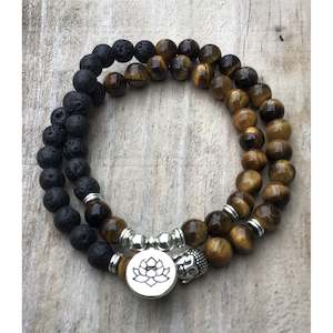 Tiger eye/lava stone 8mm necklace/bracelet