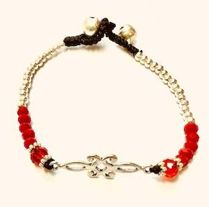 Boho Bracelets: Bracelet red beads