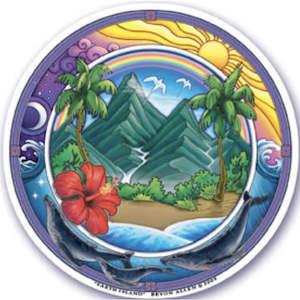 Earth Island, wind sticker, S-55