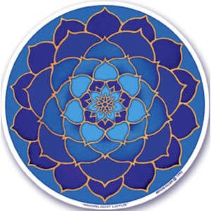 Moonlight Lotus , window stickers S-20