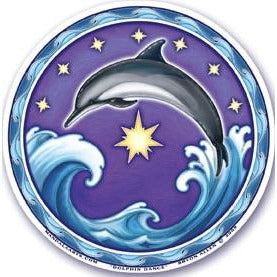 Dolphin Dance , window stickers S-26