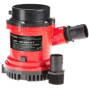 Engine rooom: Johnson Heavy Duty Submersible Bilge Pump