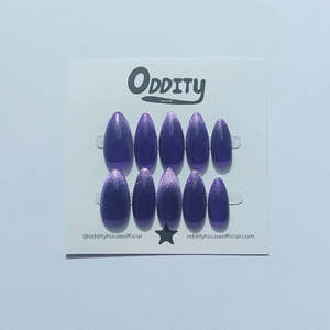Dark Purple Cat Eye - Made To Order