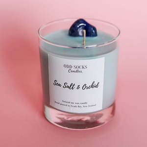 Crystal Tumbler: Sea Salt and Orchid