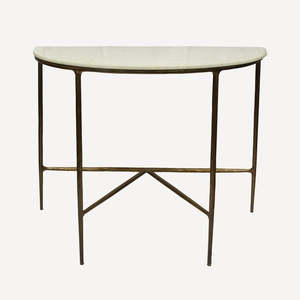 Furniture: Half Round Wall Table