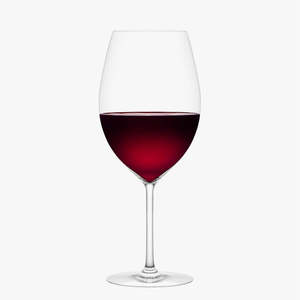 Kitchen Tableware: Plumm Vintage Red A Glass (set 2)