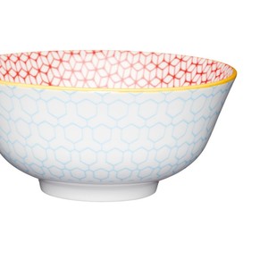 Kitchen Tableware: Geometric Blue Bowl