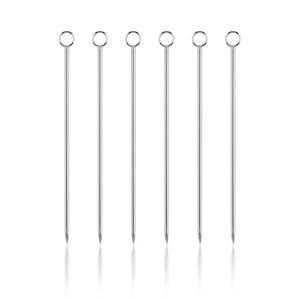 Stainless Steel Cocktail Pick - Set 6