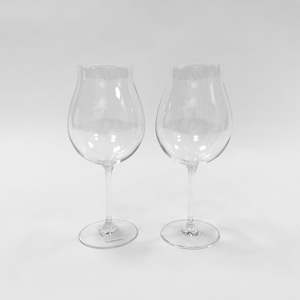 Glassware: Plumm Vintage Red B Glass (set 2)