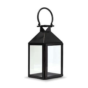 Candle Holders Hurricanes: Trafalgar Lantern - Black Small - Marine Grade