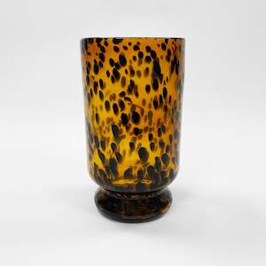 Candle Holders Hurricanes: Tortoiseshell Hurricane Large