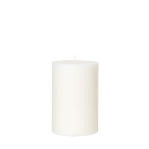 Candles: White Cylinder Candle 15cm