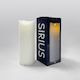 Sirius White H30cm LED Wax Candle
