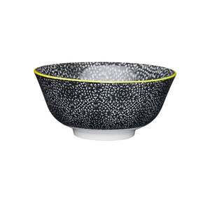 Mikasa: Black Floral Bowl