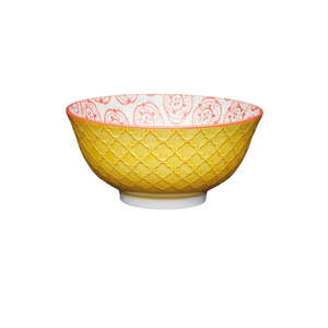 Mikasa: Yellow Floral Bowl