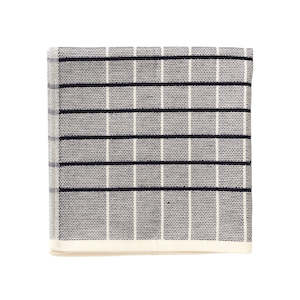 Napkins Table Linen: Tea Towel Small Squares - Navy Blue