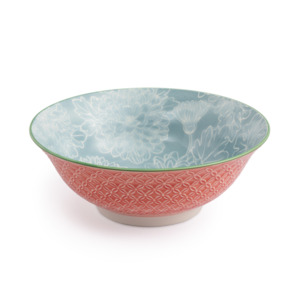 New: Ramen Bowl Grey Floral