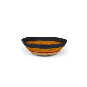 Homeware: Seagrass Small Bowl - Midnight Blue / Guardsman Red
