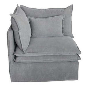 Sofas Armchairs: Williams Sectional - Left Corner - Grey