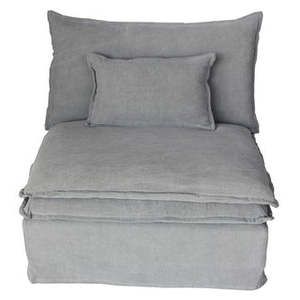 Sofas Armchairs: Williams Sectional - Single Seater - Grey
