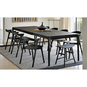 Dining Tables: Bok Extendable Dining Table - Black