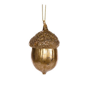 New: Metallic Hanging Acorn